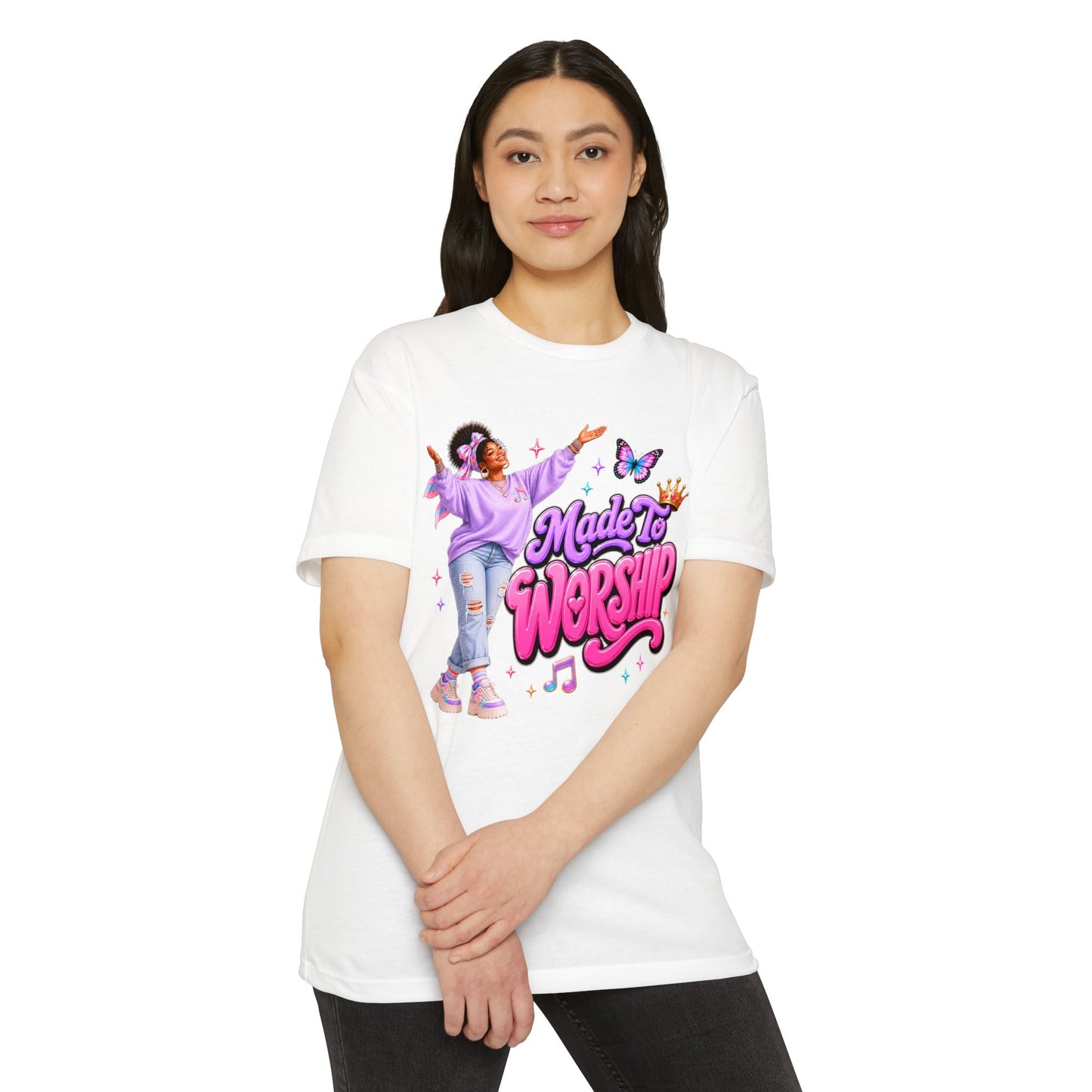 Made to Worship T-Shirt — Christian Faith Graphic Tee
