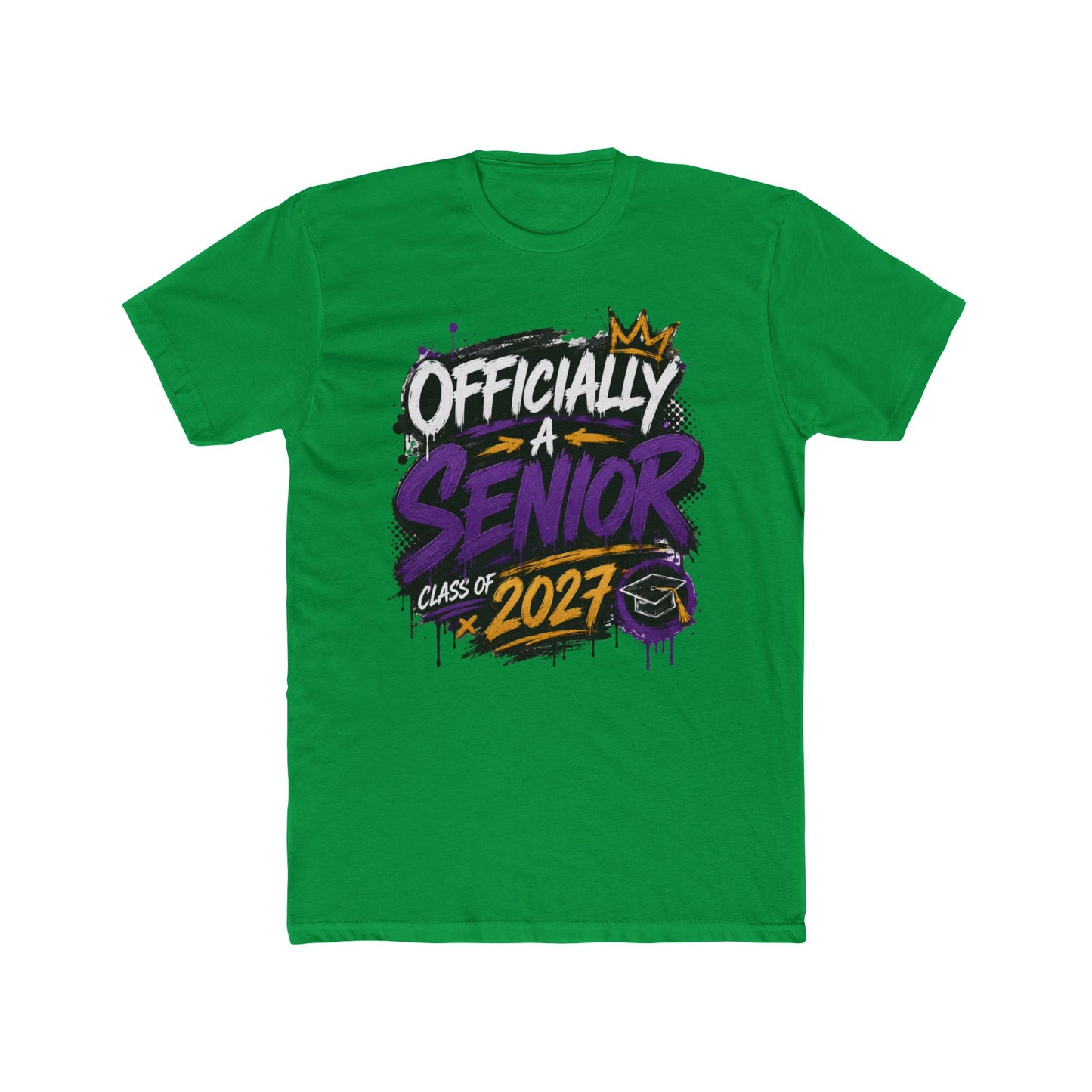 Officially A Senior Class of 2027 T-Shirt — Graduation Tee for High School Seniors