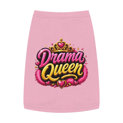 Drama Queen Pet Tank Top — Cute Royalty Dog Shirt
