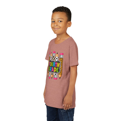 Fourth Grade Pencil Kids Tee – Back to School Youth Shirt