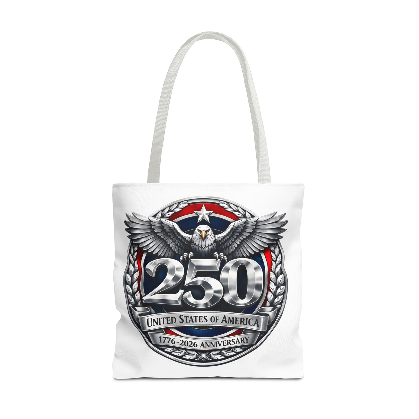 250th USA Anniversary Tote Bag — Patriotic Eagle 1776–2026 Commemorative Tote