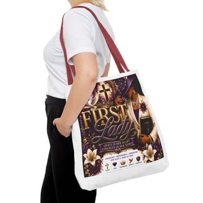 First Lady Christian Tote Bag – Faithful Grace Inspirational Church Purse