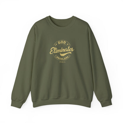God Eliminates Problems Ps16:11  Sweatshirt
