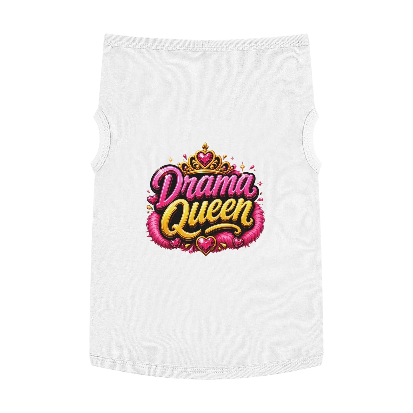 Drama Queen Pet Tank Top — Cute Royalty Dog Shirt