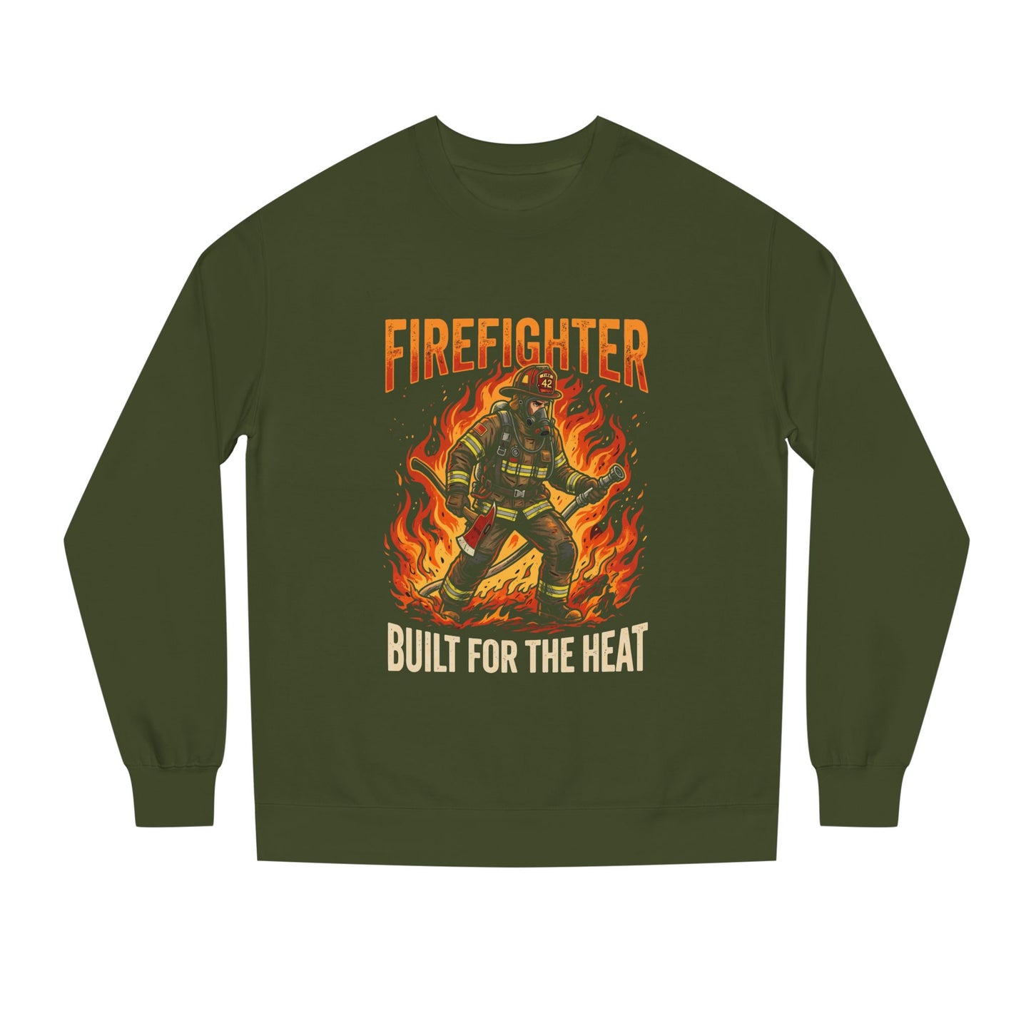 Firefighter 'Built for the Heat' Crewneck Sweatshirt