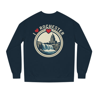 Rochester Waterfall Crewneck Sweatshirt — I  Rochester Graphic