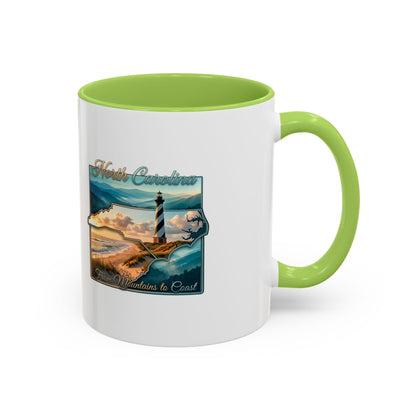 Coastal Lighthouse Coffee Mug – From Mountains to Coast Accent Mug