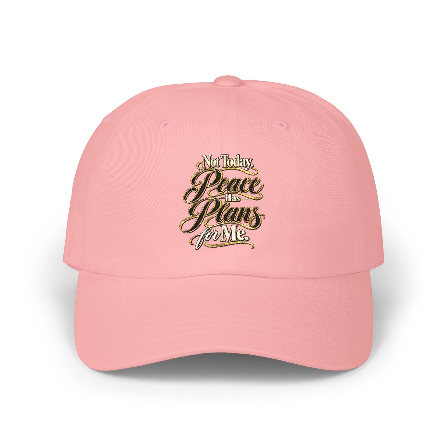 Dad Cap — "Be Kind, Brave, Gracious, Be You" Gold Script Embroidered Baseball Hat