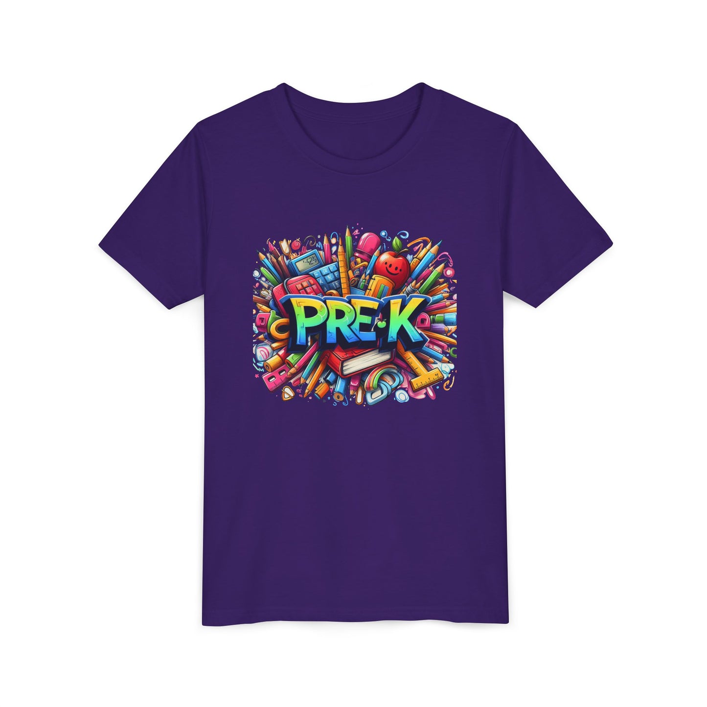 PRE-K Kids Tee — Colorful Back-to-School Pre-K Shirt for Preschoolers
