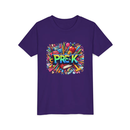 PRE-K Kids Tee — Colorful Back-to-School Pre-K Shirt for Preschoolers
