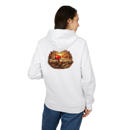 Fort Worth Retro Logo Hoodie — I  Fort Worth City Sweatshirt