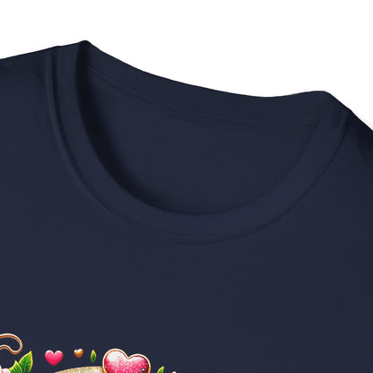 Mother You Are My World Floral T‑Shirt — Gift for Mom, Family Love Tee