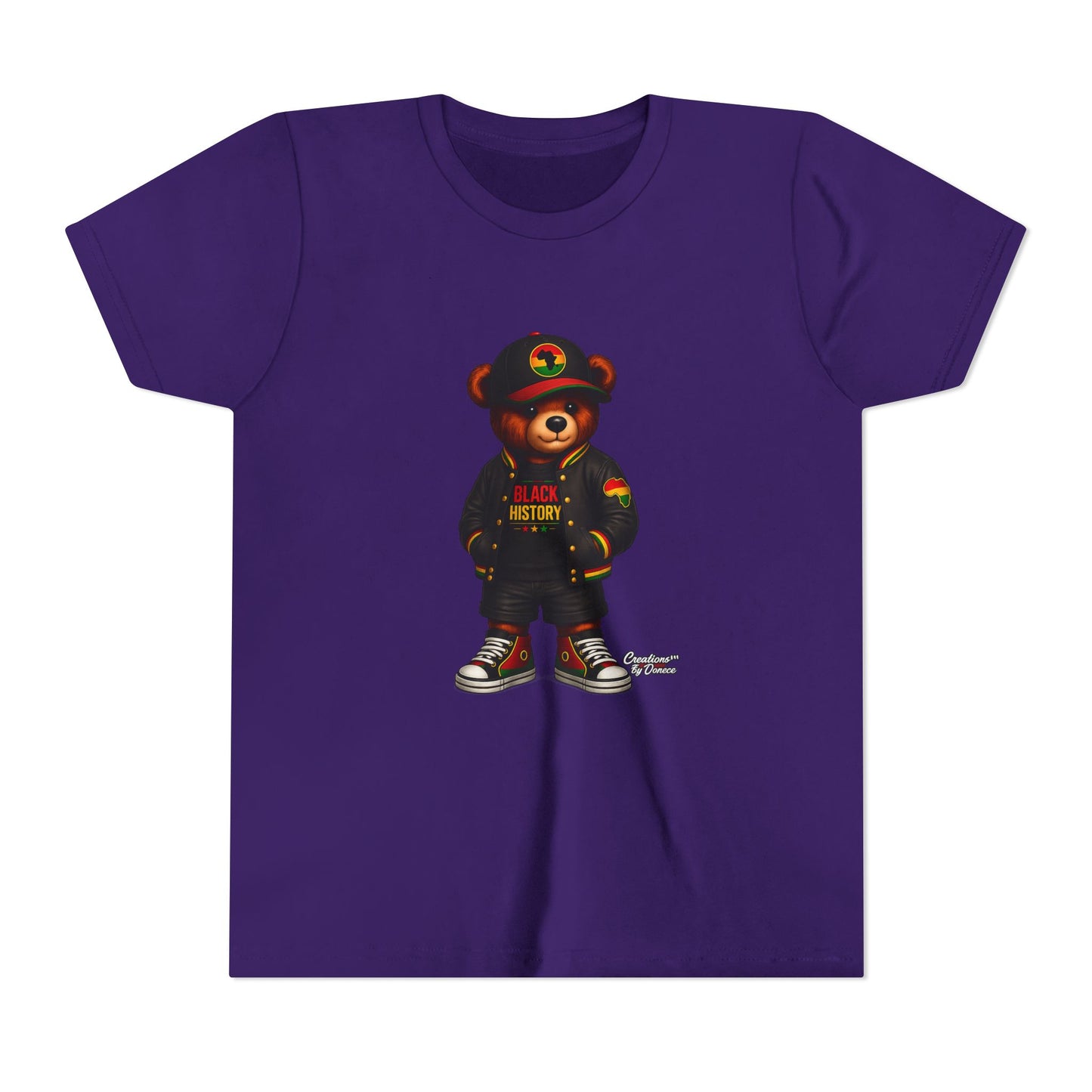 Kids 'Black History' Streetwear Bear Tee