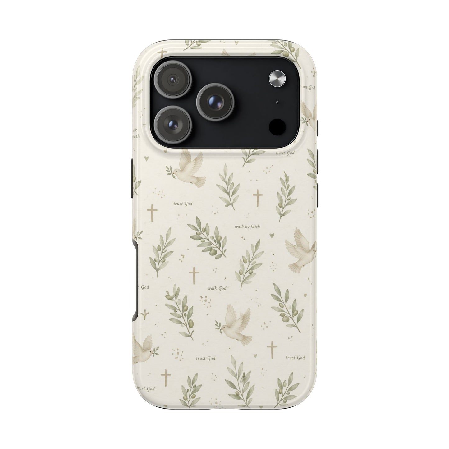 Walk By Faith Phone Case | Christian Floral iPhone Case