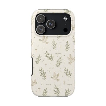 Walk By Faith Phone Case | Christian Floral iPhone Case
