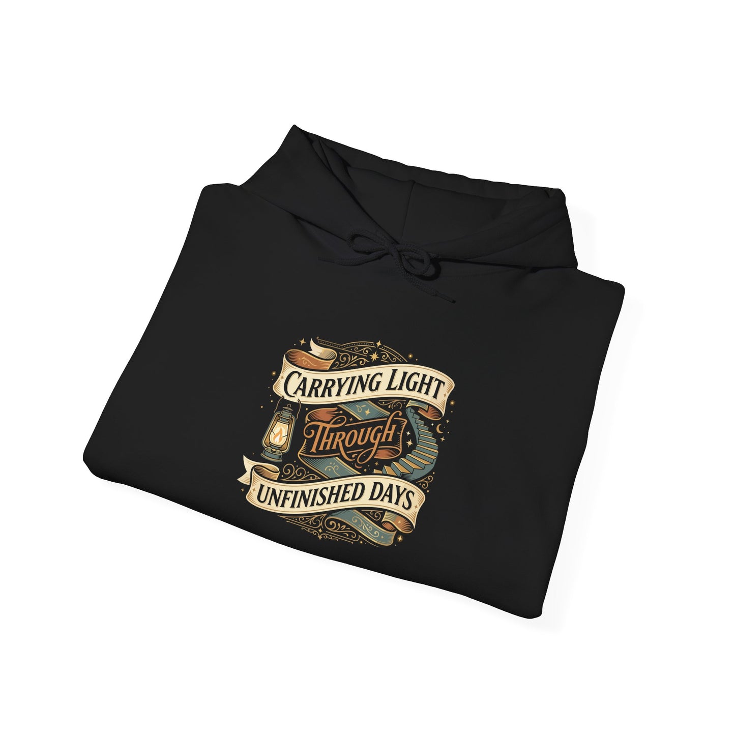 Carrying Light Through Unfinished Days  Hoodie