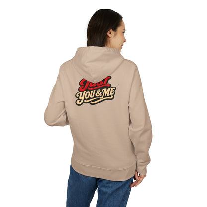 Just You & Me Hoodie — Retro Script Couples Pullover