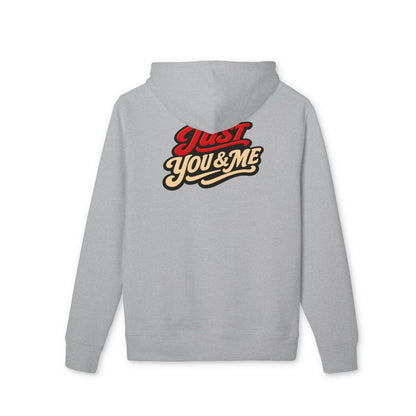 Just You & Me Hoodie — Retro Script Couples Pullover