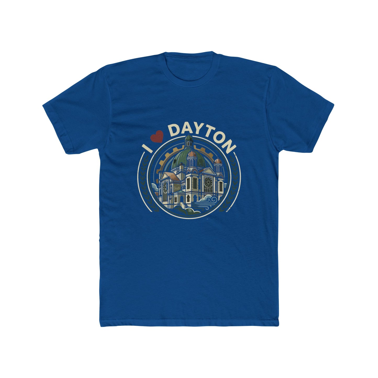 Dayton Vintage Landmark T‑Shirt — I  Dayton Cityscape Tee