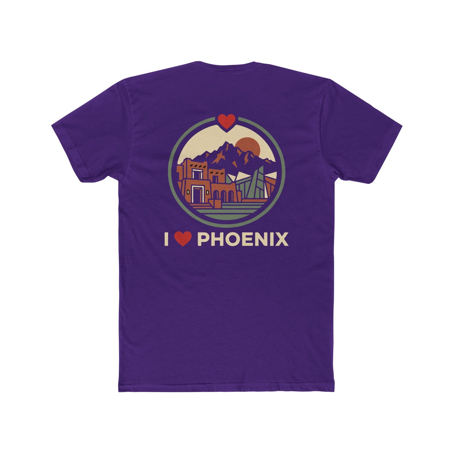 I  Phoenix Retro Skyline Tee — Vintage Arizona City Pride T-Shirt