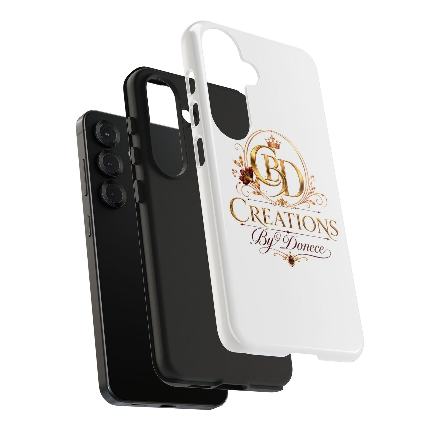 BD Creations By Donece Elegant Logo Tough Phone Case — Protective iPhone Cover