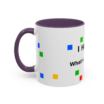 Autism Awareness Coffee Mug - "I Have Autism, What's Your Superpower?" Accent Mug