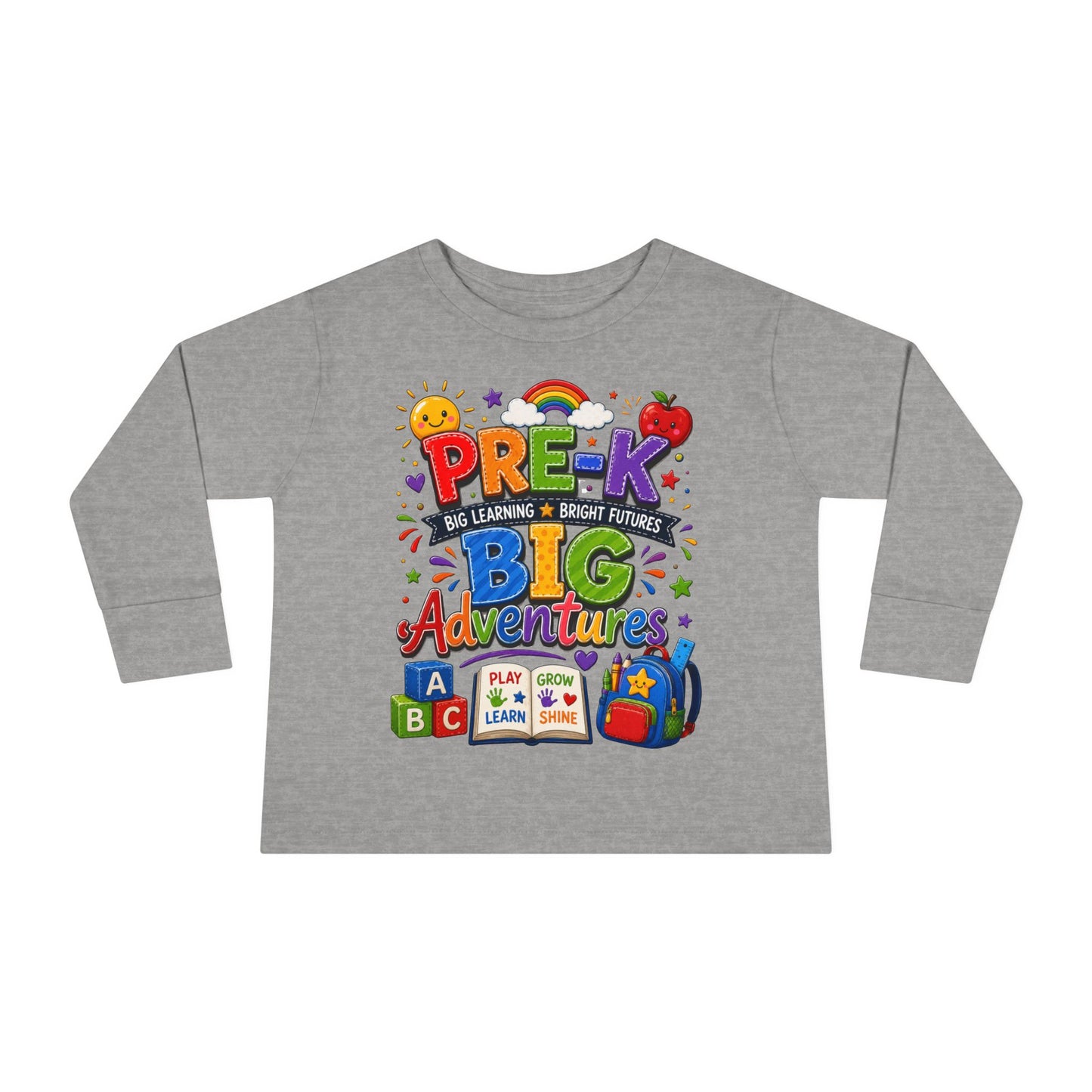 Pre-K Big Adventures Toddler Long Sleeve Tee