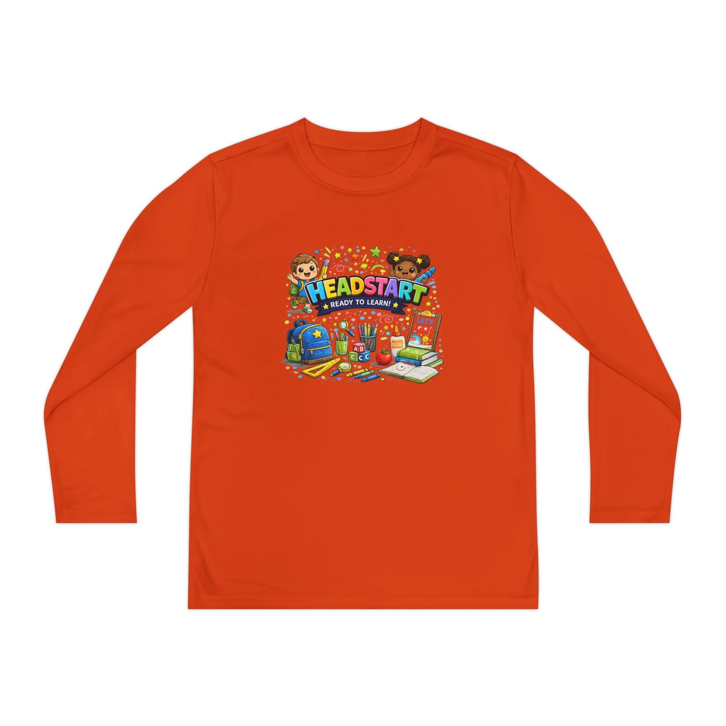 Head Start Kids Long Sleeve Tee — Back-to-School Preschool Shirt