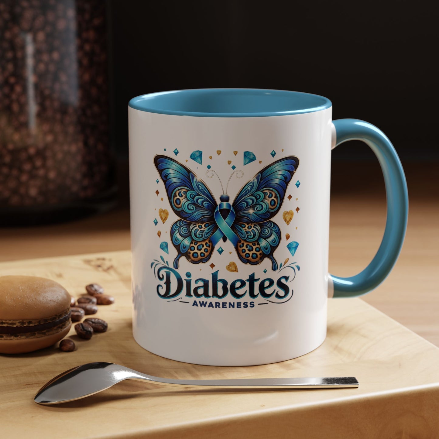 Diabetes Awareness Butterfly Coffee Mug (11/15oz)