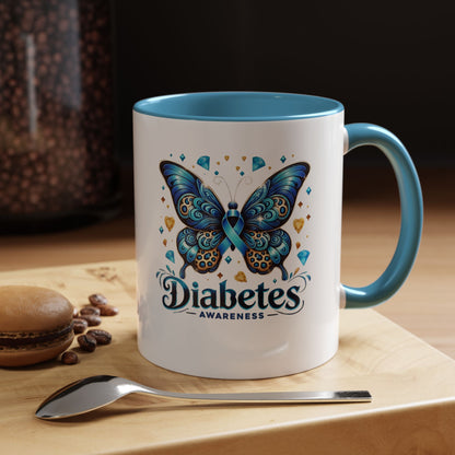 Diabetes Awareness Butterfly Coffee Mug (11/15oz)