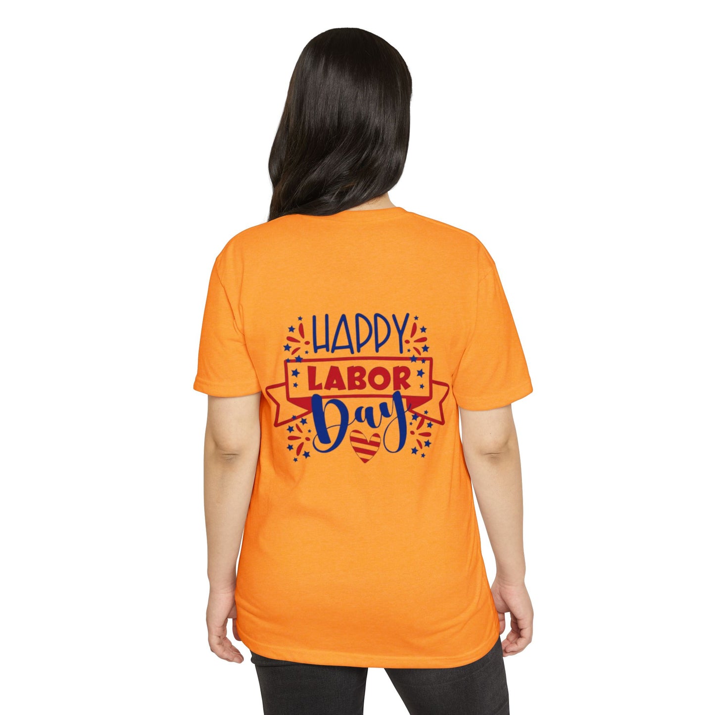 Labor Day T-Shirt - "Happy Labor Day" Patriotic Graphic Tee