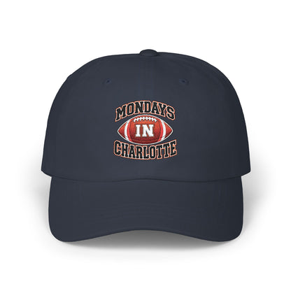 Dad Cap "Mondays in Charlotte" Football Embroidered Hat