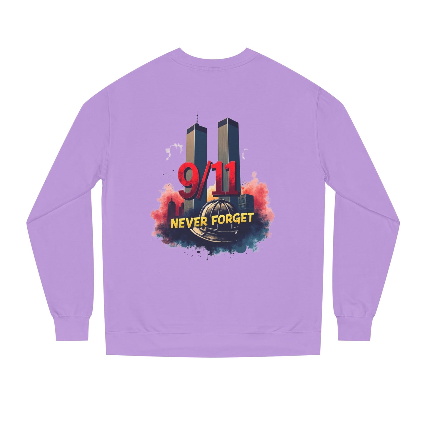 9/11 Never Forget Sweatshirt — Twin Towers Memorial Crewneck