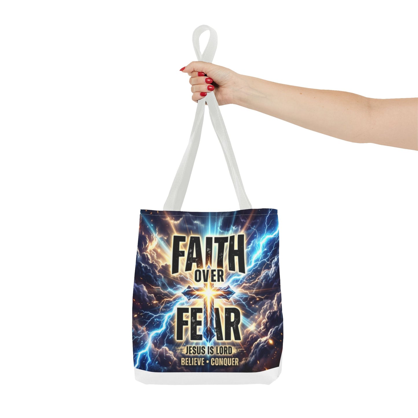 Faith Over Fear Tote Bag