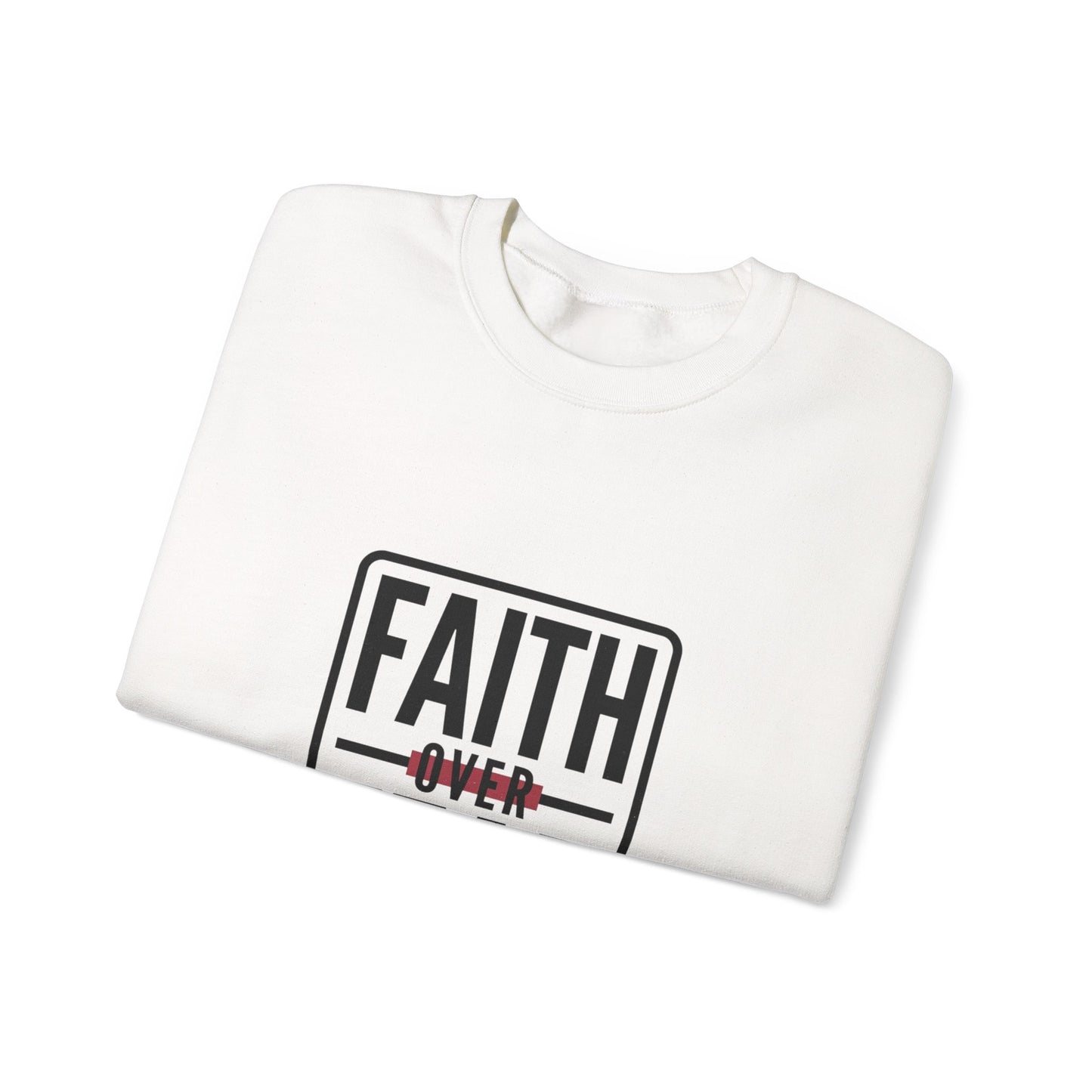 Faith Over Fear Sweatshirt | hometown pride, city basketball
