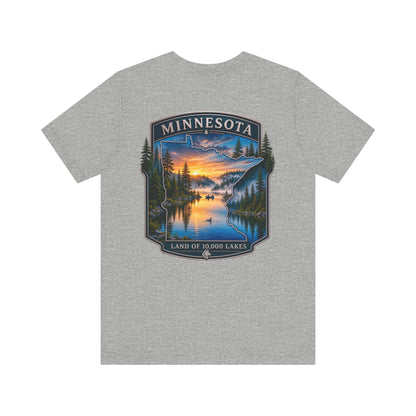 Minnesota Lakes Sunset T‑Shirt