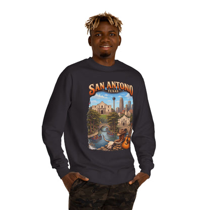 San Antonio Riverwalk Sweatshirt — Texas Travel Scenic Crewneck