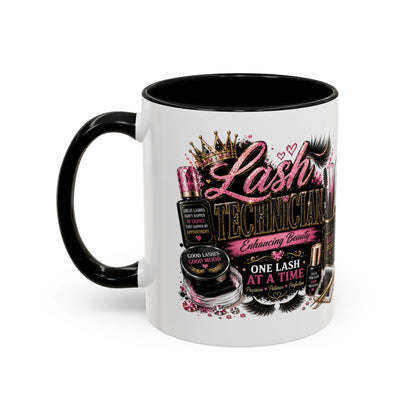 Lash Technician Coffee Mug — "Lash Technician: One Lash at a Time" Accent Mug