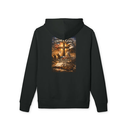 Under God Cross Hoodie — Christian Faith Inspirational Pullover