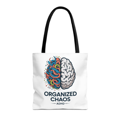 ADHD Tote Bag — "Organized Chaos" Brain Design