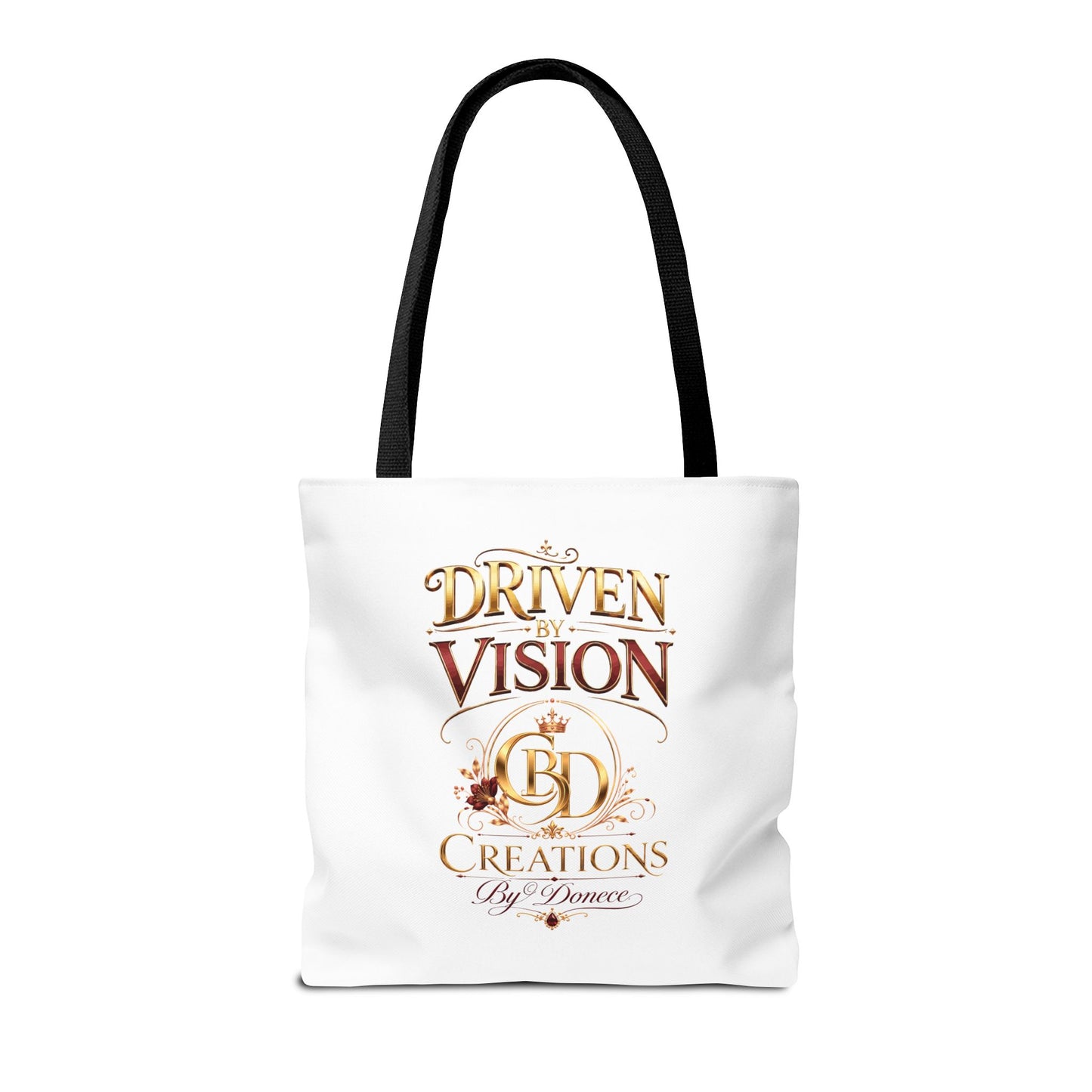 Driven by Vision Tote Bag — Branded BD Creations All-Over Print Tote