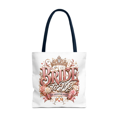 Bride-to-Be Floral Tote Bag - Bachelorette Gift & Bridal Shower Accessory