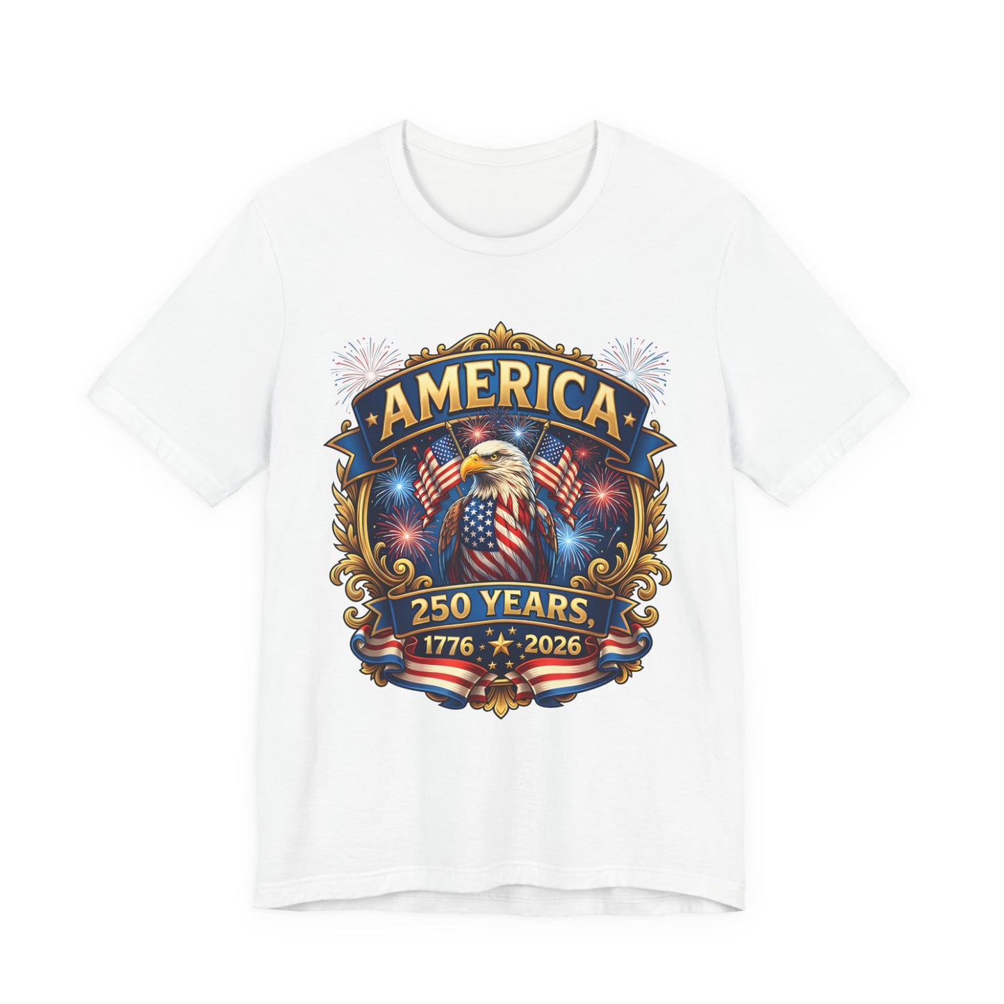 America 250th Anniversary T-Shirt — 1776–2026 Patriotic Eagle Tee