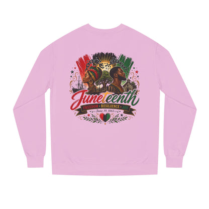 Juneteenth Celebration Sweatshirt — "Juneteenth: Resilience" African Heritage Crewneck