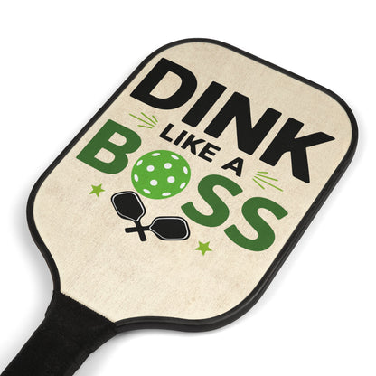 Dink Like a Boss Pickleball Paddle Set — 2-Pack Paddle & Balls
