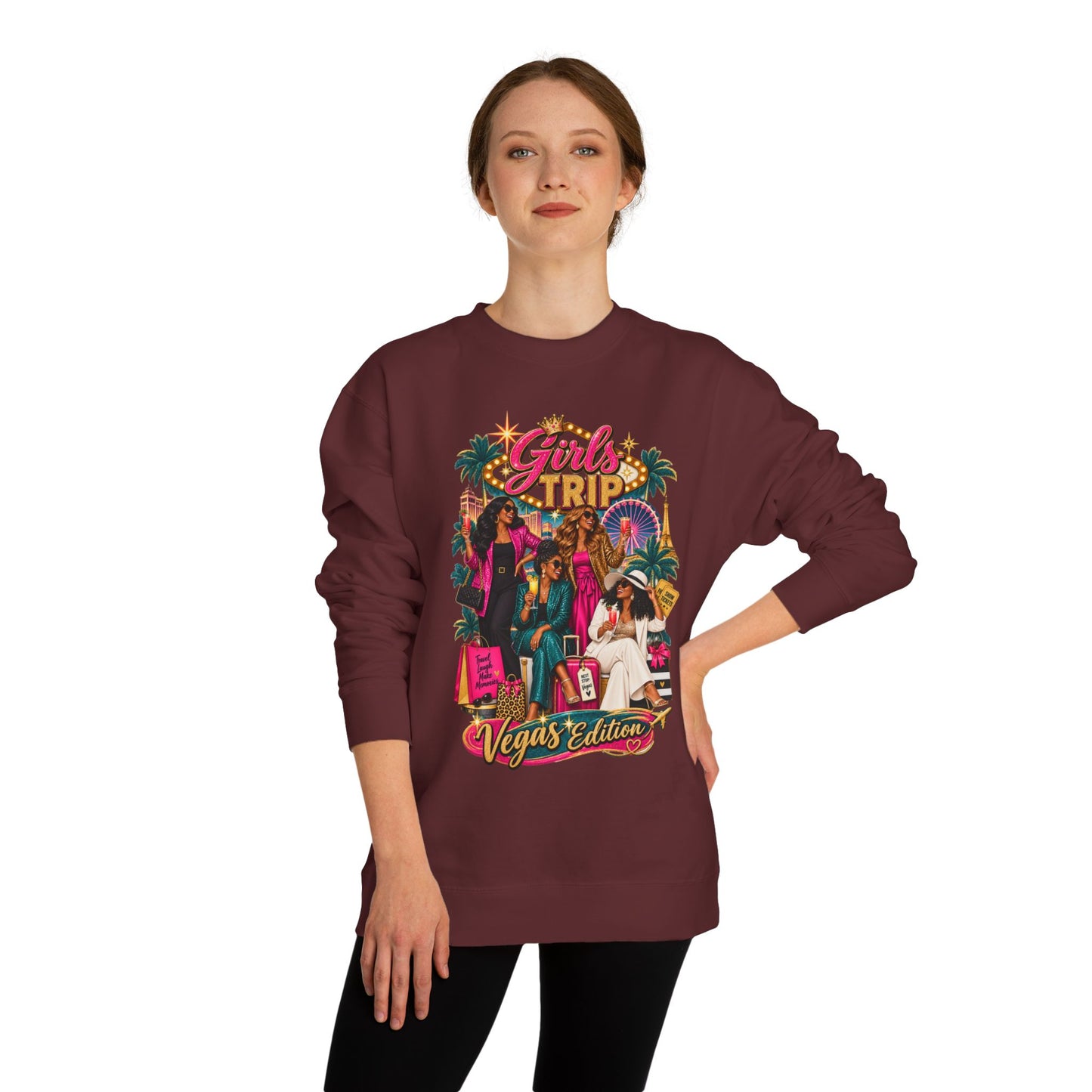 Girls Trip Crewneck Sweatshirt — Cruise & Vegas Edition