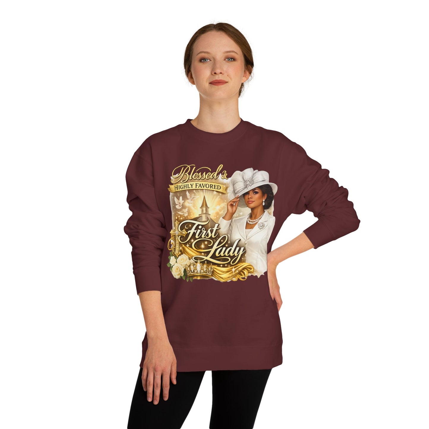 First Lady 'Blessed & Highly Favored' Sweatshirt