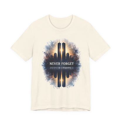9/11 Never Forget Tee — World Trade Center Memorial Shirt