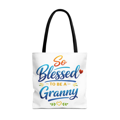 So Blessed to Be a Granny Tote Bag — Gift Tote for New Grandmothers