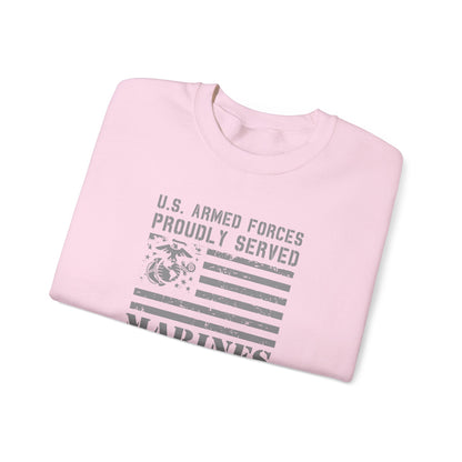 U.S. Armed Forces Proudly Served Marines Sweatshirt